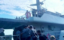 Danlantamal VI Tanamkan Kecintaan Terhadap TNI AL dan Maritim Nusantara kepada Santri Pondok Madinah