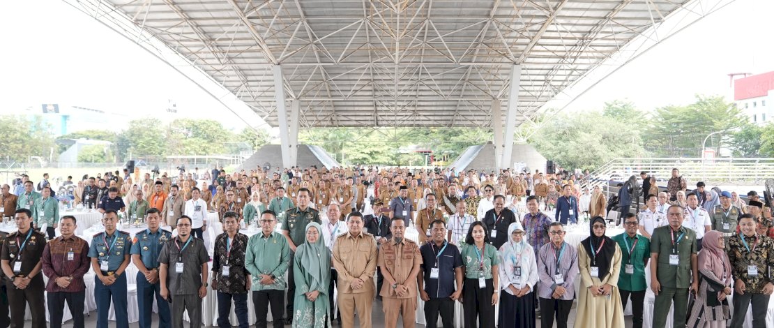 Musyawarah Perencanaan Pembangunan (Musrenbang) untuk Rencana Pembangunan Jangka Menengah Daerah (RPJMD) Tahun 2021-2026, yang berlangsung di Lapangan Karebosi Makassar, Senin, 5 Mei 2025.