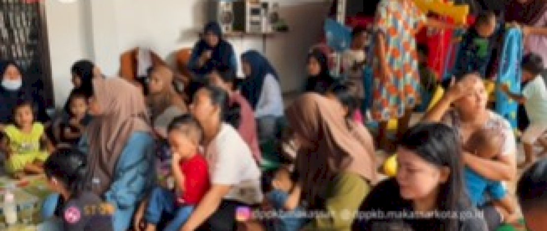 Dorong Pencegahan Stunting DPPKB Makassar Gelar Pembinaan BKB dan Pemberian Makanan Bergizi di Mamajang