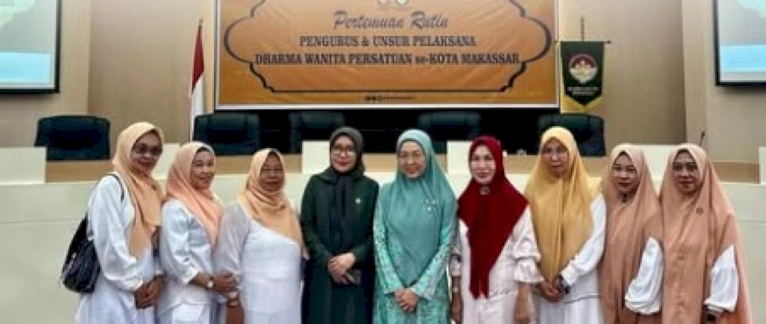 Pengurus DWP DPPKB Kota Makassar Hadiri Pertemuan Bulanan dan Halal Bihalal se-Kota Makassar