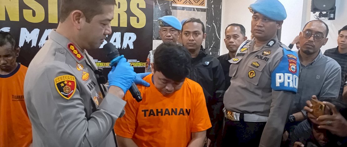 SN (48 tahun) ditetapkan sebagai tersangka predator seksual terhadap anak-anak.