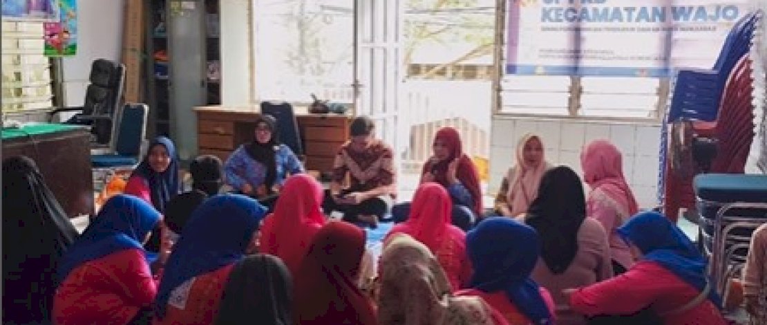 UPT KB Kecamatan Wajo Gelar Pertemuan Rutin PKB dan Kader IMP Bangga Kencana
