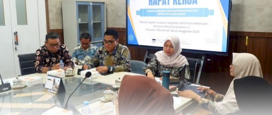 DPPKB Makassar Hadiri Rapat Kerja Komisi D DPRD Kota Makassar untuk Monitoring dan Evaluasi Kegiatan Triwulan I 2025