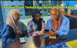 Catin di Tamalate Ikuti Edukasi Pencegahan Stunting dan Kesehatan Reproduksi