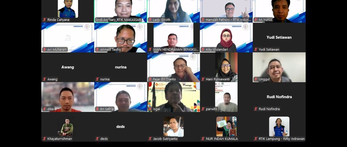 Relawan TIK Indonesia Gelar Kursus Pelatih Nasional, Perkuat Peran Fasilitator Digital di Daerah