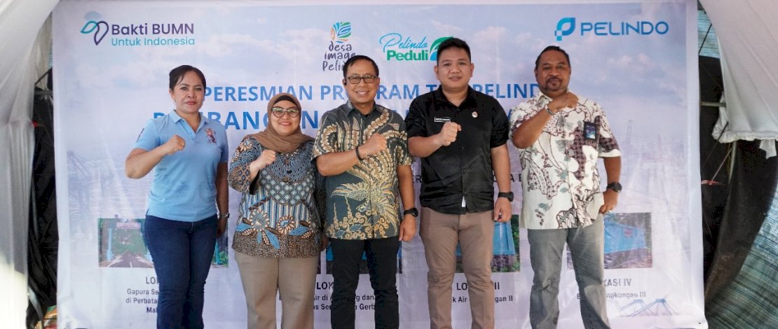 Pelindo Wujudkan Akses Air Bersih Layak bagi Warga Makawidey 