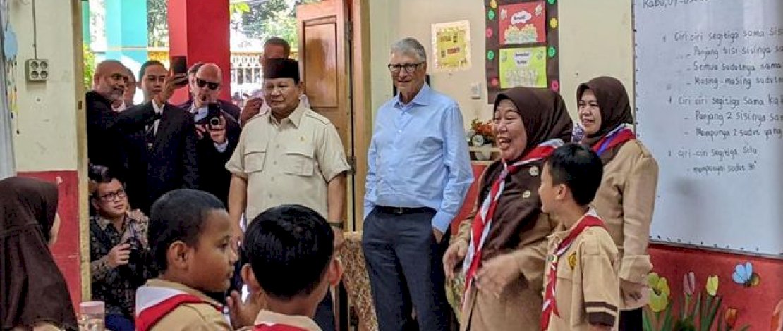 Kunjungan Bill Gates di Indonesia Kunjungan Bill Gates di Indonesia