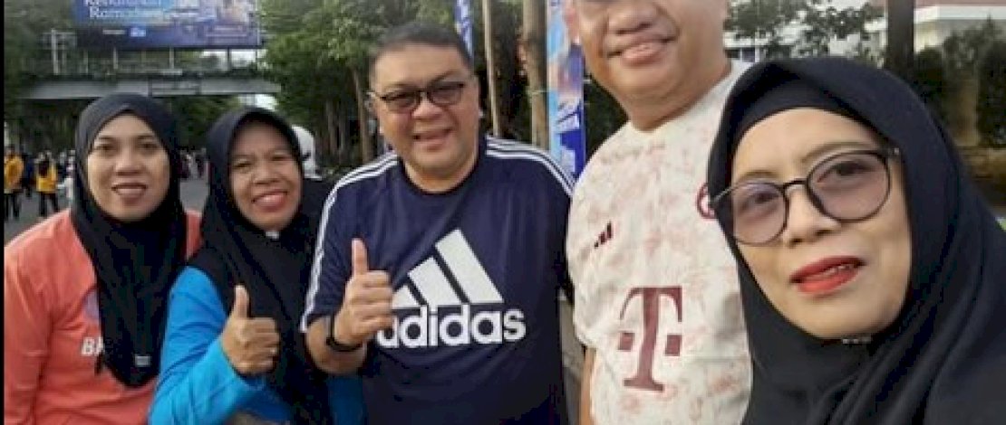 DPPKB Makassar Meriahkan Car Free Day dengan Kampanye Lingkungan Sehat