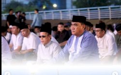 Plt. Kepala DPPKB Makassar Hadiri Buka Puasa Bersama dan Peringatan Nuzulul Qur'an di Lapangan Karebosi