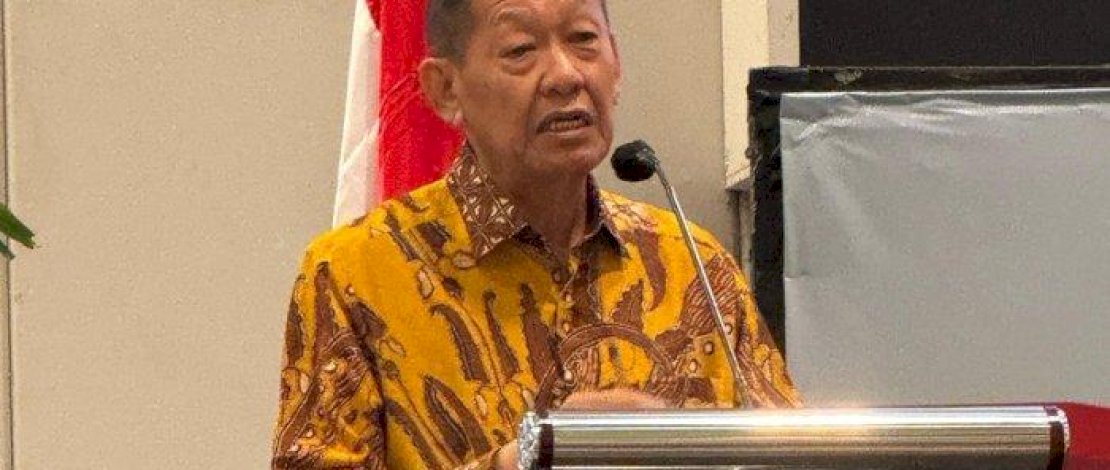Hamka B Kady menjadi pembicara pada Silaturahmi Nasional Anggota Inkindo dengan tema Peran Konsultan Menuju Indonesia Emas yang digelar di Hotel Claro Makassar, Kamis, 15 Mei 2025.