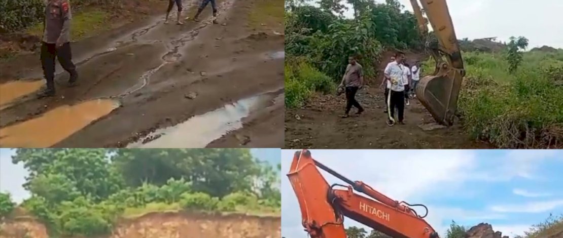 Polres Jeneponto Segel Tambang Ilegal di Belakang Kantor Desa: 5 Ekskavator Ditemukan Tanpa Operator