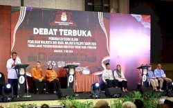 Debat Terbuka PSU Palopo, Pendukung Paslon 01 Minim Hadir di Tengah Riuhnya Sorakan Rival