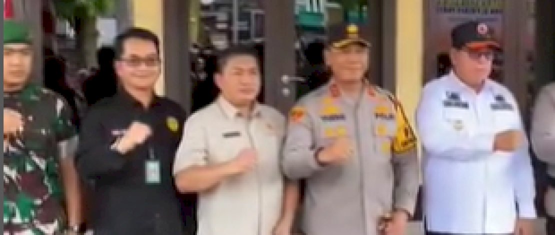 Ketua DPRD Parepare Sambut Kunjungan Kerja Kapolda Sulsel di Mapolres Parepare