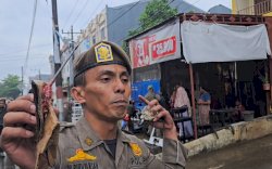 Penertiban Manusia Silver di Makassar Kembali Ricuh, Satpol PP Diserang Batu dan Busur