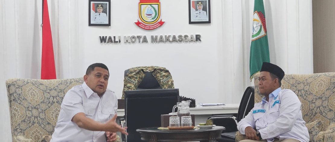 Wali Kota Makassar Munafri Arifuddin menerima kunjungan BKPRMI Kota Makassar. Wali Kota Makassar Munafri Arifuddin menerima kunjungan BKPRMI Kota Makassar.