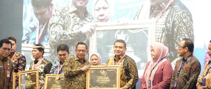 Pemkot Makassar Raih Penghargaan di SPM Awards 2025 dari Kemendagri  &nbsp;