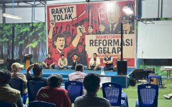 Diskusi Mahasiswa di Warkop Aspirasi: Reformasi Belum Tuntas, Oligarki Menguat 