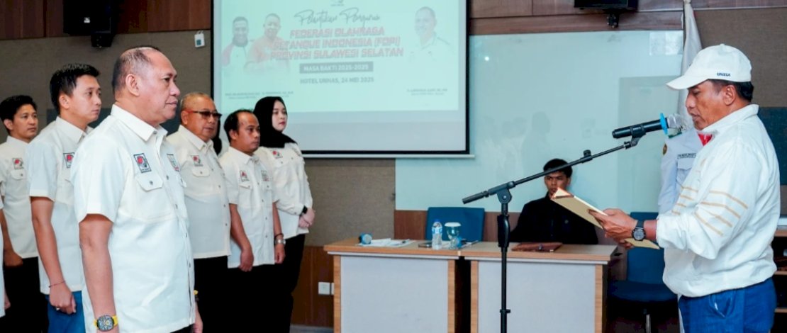 Jajaran Pengurus Federasi Olahraga Petanque Indonesia (FOPI) Sulsel masa bakti 2025-2029 akhirnya resmi dikukuhkan, Sabtu, 24 Mei 2025, di Hotel Unhas, Makassar.