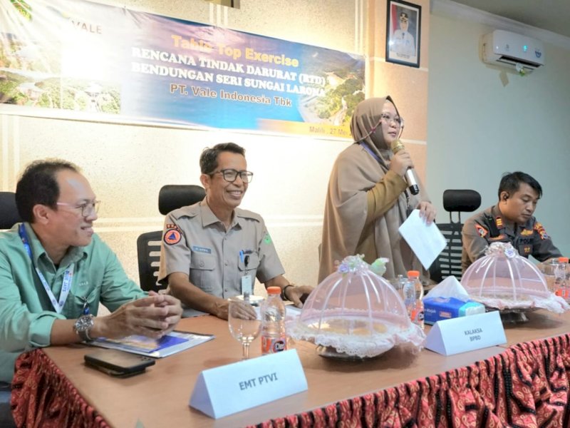 Pemkab Luwu Timur - PT Vale Indonesia Antisipasi Kegagalan Bendungan Seri Sungai Larona
