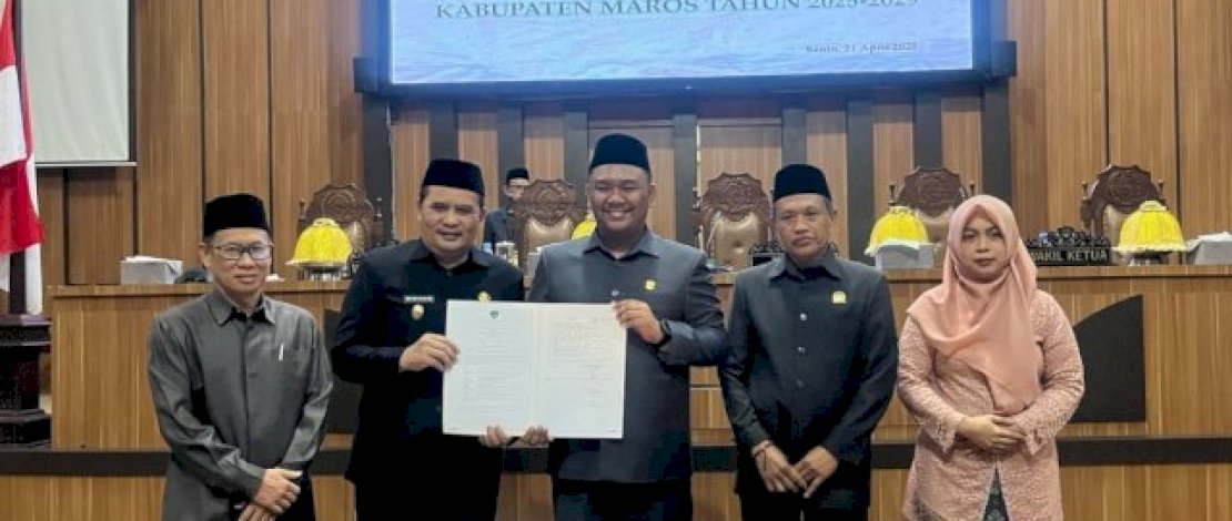 DPRD dan Pemkab Maros Tandatangani Nota Kesepakatan Awal RPJMD 2025&ndash;2029