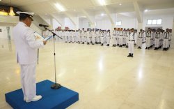 Lantamal VI Makassar Gelar Upacara Peringatan Hari Lahir Pancasila 1 Juni