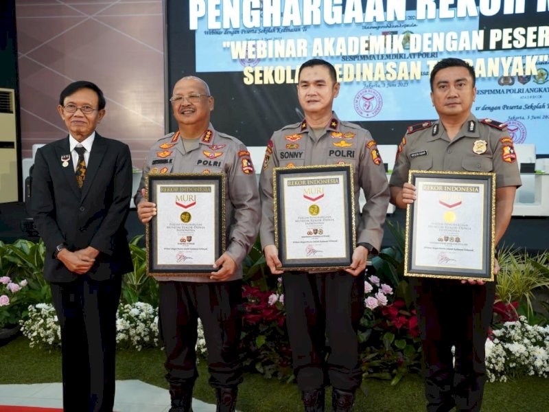 Sespimma Polri Cetak Rekor MURI Lewat Seminar Polisi dan Masyarakat