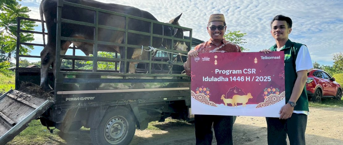 Telkomsel Bagikan Hewan Kurban ke Lebih dari 600 Titik Prioritas di Seluruh Penjuru Indonesia, Sambungkan Senyuman di Momen Iduladha 1446 H