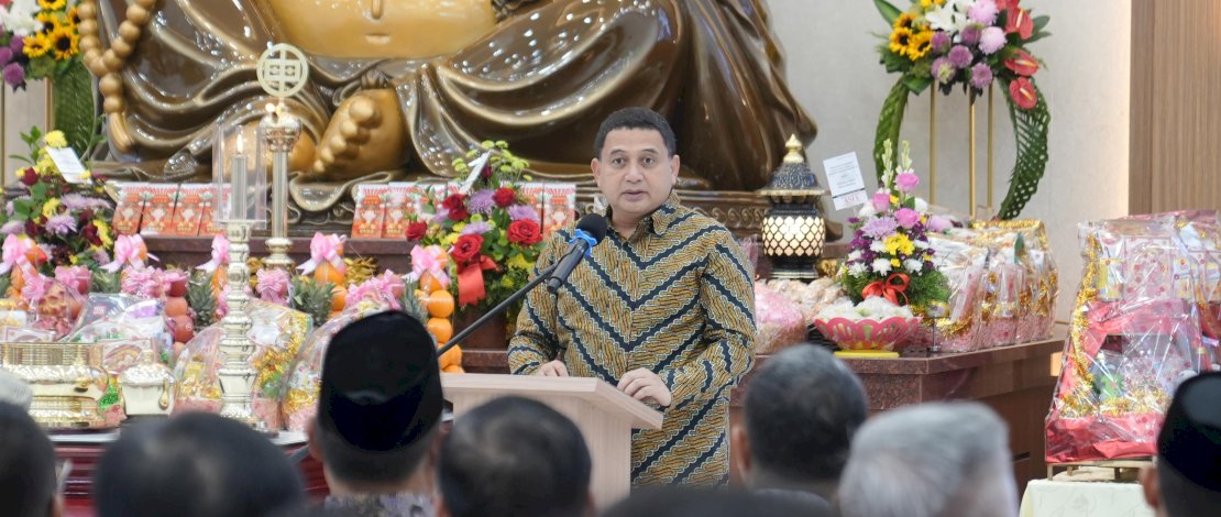 Wali Kota Makassar Resmikan Vihara Lahuta Maitreya, Tegaskan Pentingnya Toleransi Antarumat Beragama