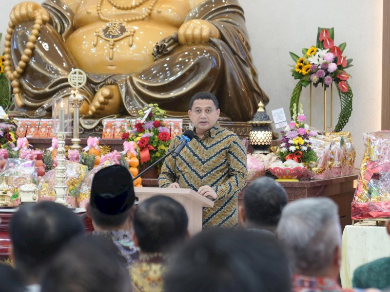 Wali Kota Makassar Resmikan Vihara Lahuta Maitreya, Tegaskan Pentingnya Toleransi Antarumat Beragama