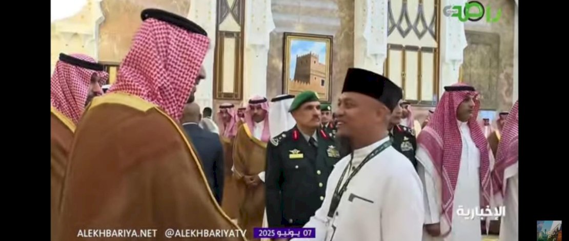 Gubernur Sulawesi Selatan, Andi Sudirman Sulaiman menghadiri undangan resmi Kerajaan Arab Saudi dalam jamuan kehormatan yang digelar di Istana Mina, bertepatan dengan pelaksanaan ibadah haji 1446 H/2025 M.
