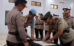 Mutasi di Polres Selayar, Delapan Pejabat Utama Diganti