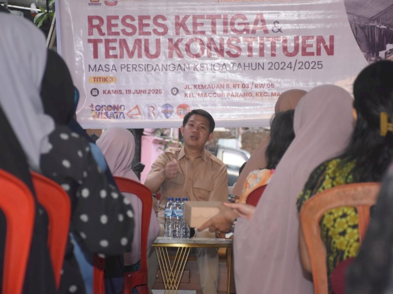 Pemerataan Pendidikan Jadi Isu Prioritas Eric Horas Saat Reses di Kecamatan Makassar