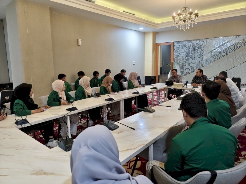 Mahasiswa UIN Alauddin Belajar Strategi Komunikasi Publik di Humas Pemprov Sulsel 