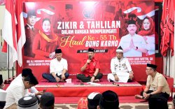 Haul Bung Karno ke-55 Tahun, DPD PDI Perjuangan Sulsel dan Ratusan Anak Panti Asuhan Gelar Zikir dan Tahlilan 