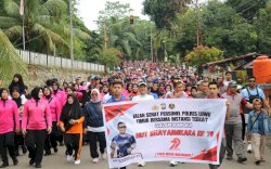 Berbaur Bersama Masyarakat, Ibas - Puspa Turut Meriahkan Perayaan Hari Bhayangkara