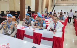 Rakernis, Polres Jeneponto Raih Penghargaan Terbaik I Penanganan Pelanggaran KEPP