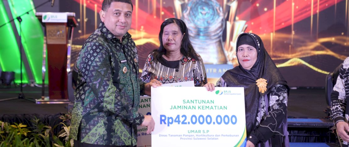 Peduli Pekerja Rentan, Pemkot Makassar Sabet Juara I Paritrana Award
