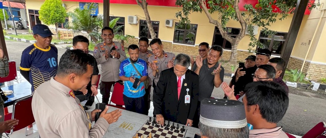 Polres Jeneponto menyelenggarakan turnamen catur, di Tribun Mapolres Jeneponto, 26 - 27 Juni 2025.