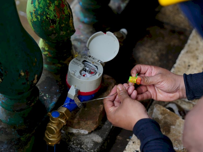 PDAM Makassar Genjot Pemasangan Sambungan Air Bersih Gratis untuk Warga Kurang Mampu