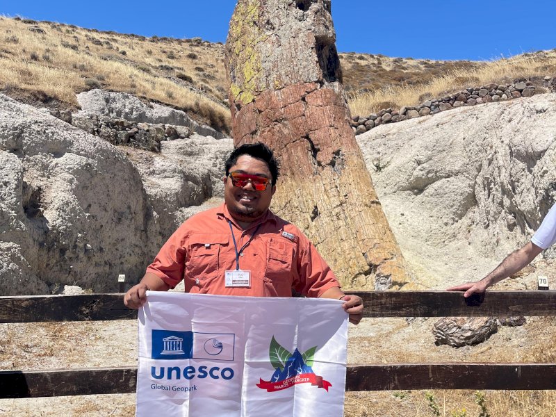 Wakili Indonesia, GM BP Maros - Pangkep UNESCO Global Geopark Ikuti International Intensive Course di Lesvos Island