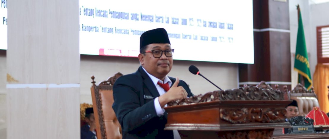 Bupati Takalar, Mohammad Firdaus Daeng Manye, dalam Rapat Paripurna DPRD Takalar, Senin, 30 Juni 2025. Bupati Takalar, Mohammad Firdaus Daeng Manye, dalam Rapat Paripurna DPRD Takalar, Senin, 30 Juni 2025.