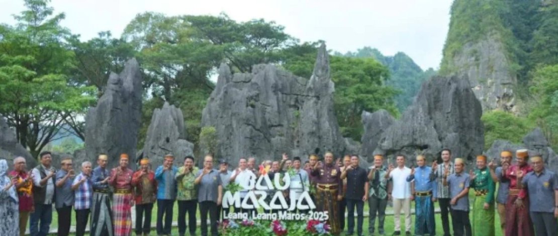 Leang-Leang Maros Jadi Sorotan Dunia di Gau Maraja International Conference 2025
