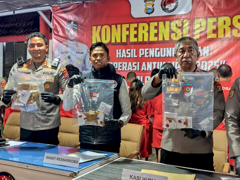 Operasi Antik Lipu 2025, Polres Gowa Ungkap Kasus Narkoba Terbanyak Kedua se-Sulsel
