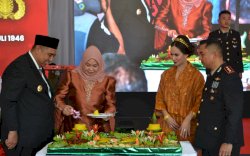 HUT ke-79 Bhayangkara di Maros Meriah, Bupati Chaidir Apresiasi Dedikasi Polri