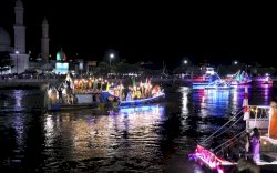 Lomba Perahu Hias Jadi Ikon Perayaan HUT Luwu Timur