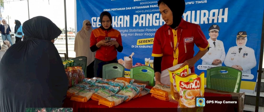 Pemkab Luwu Timur kembali menggelar Gerakan Pangan Murah, di Anjungan Sungai Malili, Rabu, 4 Juni 2025. Pemkab Luwu Timur kembali menggelar Gerakan Pangan Murah, di Anjungan Sungai Malili, Rabu, 4 Juni 2025.