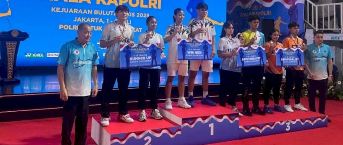 Atlet binaan Persatuan Bulutangkis Seluruh Indonesia (PBSI) Makassar, Abdul Sabqi Azib, keluar sebagai juara di event Kapolri Cup yang digelar 1-6 Juli 2025, di Gedung Olah Raga (GOR) Universitas Jakarta, Jalan Pulomas Barat, Kecamatan Pulogadung, Jakarta Timur.
