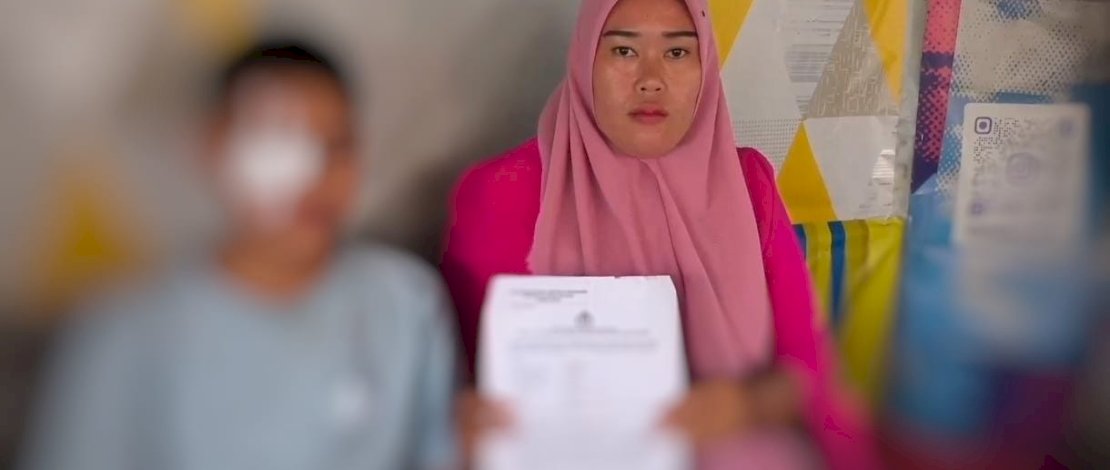 Siswa SD di Gowa alami kebutaan usai diketapel tusuk bakso oleh teman sekolahnya.