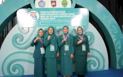 Melinda Aksa Hadiri Puncak HKG ke-53 dan Rakernas X PKK di Samarinda: Perkuat Peran PKK sebagai Mitra Strategis Pemerintah