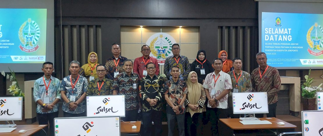 Pemkab Jeneponto Gelar Seleksi Terbuka Jabatan Pimpinan Tinggi Pratama 2025